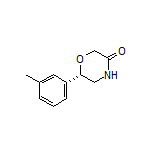 (S)-6-(m-Tolyl)morpholin-3-one