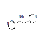 1-(Pyridazin-3-yl)-2-(4-pyridyl)ethanamine