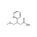 4-Methoxy-3-(2-pyridyl)butanoic Acid
