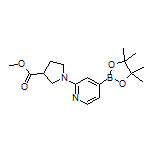 2-[3-(Methoxycarbonyl)pyrrolidin-1-yl]pyridine-4-boronic Acid Pinacol Ester