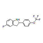 5-Fluoro-2-[4-(trifluoromethoxy)phenyl]indoline