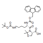 (S)-3-[(S)-2-(Fmoc-amino)-6-(Boc-amino)hexanoyl]-2,2-dimethyloxazolidine-4-carboxylic Acid