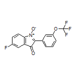 5-Fluoro-3-oxo-2-[3-(trifluoromethoxy)phenyl]-3H-indole 1-Oxide