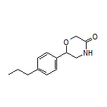6-(4-Propylphenyl)morpholin-3-one