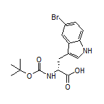 (R)-3-(5-Bromo-1H-indol-3-yl)-2-(Boc-amino)propanoic Acid