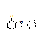 7-Chloro-2-(m-tolyl)indoline