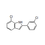 7-Chloro-2-(3-chlorophenyl)-1H-indole
