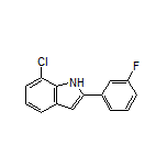 7-Chloro-2-(3-fluorophenyl)-1H-indole