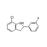 7-Chloro-2-(3-fluorophenyl)indoline