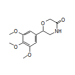 6-(3,4,5-Trimethoxyphenyl)morpholin-3-one