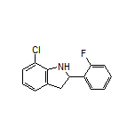 7-Chloro-2-(2-fluorophenyl)indoline