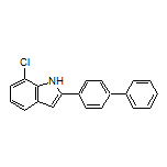 2-(4-Biphenylyl)-7-chloro-1H-indole