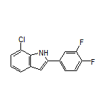 7-Chloro-2-(3,4-difluorophenyl)-1H-indole