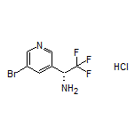 (R)-1-(5-Bromopyridin-3-yl)-2,2,2-trifluoroethanamine Hydrochloride