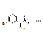 (S)-1-(5-Bromopyridin-3-yl)-2,2,2-trifluoroethanamine Hydrochloride