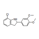 7-Chloro-2-(3,4-dimethoxyphenyl)indoline