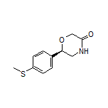 (R)-6-[4-(Methylthio)phenyl]morpholin-3-one