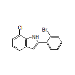 2-(2-Bromophenyl)-7-chloro-1H-indole