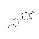 (S)-6-[4-(Methylthio)phenyl]morpholin-3-one