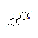 (R)-6-(2,4,6-Trifluorophenyl)morpholin-3-one