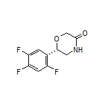 (S)-6-(2,4,5-Trifluorophenyl)morpholin-3-one