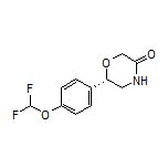 (S)-6-[4-(Difluoromethoxy)phenyl]morpholin-3-one