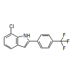 7-Chloro-2-[4-(trifluoromethyl)phenyl]-1H-indole