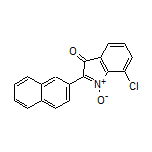 7-Chloro-2-(naphthalen-2-yl)-3-oxo-3H-indole 1-Oxide