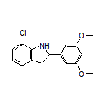 7-Chloro-2-(3,5-dimethoxyphenyl)indoline