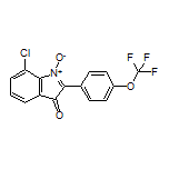 7-Chloro-3-oxo-2-[4-(trifluoromethoxy)phenyl]-3H-indole 1-Oxide