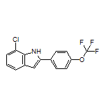 7-Chloro-2-[4-(trifluoromethoxy)phenyl]-1H-indole