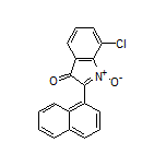 7-Chloro-2-(naphthalen-1-yl)-3-oxo-3H-indole 1-Oxide