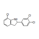 7-Chloro-2-(3,4-dichlorophenyl)indoline