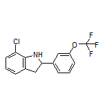 7-Chloro-2-[3-(trifluoromethoxy)phenyl]indoline