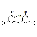 1,9-Dibromo-3,7-di-tert-butyl-10H-phenothiazine