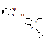 N-[(1H-Benzo[d]imidazol-2-yl)methyl]-1-[3-ethoxy-4-(thiophen-2-ylmethoxy)phenyl]methanamine