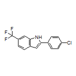 2-(4-Chlorophenyl)-6-(trifluoromethyl)-1H-indole
