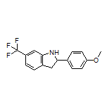 2-(4-Methoxyphenyl)-6-(trifluoromethyl)indoline