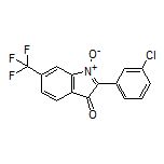 2-(3-Chlorophenyl)-3-oxo-6-(trifluoromethyl)-3H-indole 1-Oxide