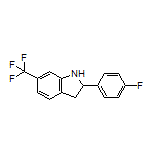 2-(4-Fluorophenyl)-6-(trifluoromethyl)indoline