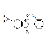 2-(2-Chlorophenyl)-3-oxo-6-(trifluoromethyl)-3H-indole 1-Oxide