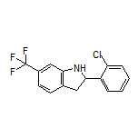 2-(2-Chlorophenyl)-6-(trifluoromethyl)indoline