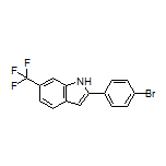 2-(4-Bromophenyl)-6-(trifluoromethyl)-1H-indole