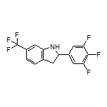 6-(Trifluoromethyl)-2-(3,4,5-trifluorophenyl)indoline
