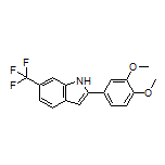 2-(3,4-Dimethoxyphenyl)-6-(trifluoromethyl)-1H-indole