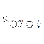 6-(Trifluoromethyl)-2-[4-(trifluoromethyl)phenyl]indoline