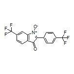 3-Oxo-6-(trifluoromethyl)-2-[4-(trifluoromethyl)phenyl]-3H-indole 1-Oxide