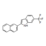 2-(Naphthalen-2-yl)-6-(trifluoromethyl)-1H-indole