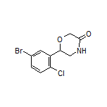 6-(5-Bromo-2-chlorophenyl)morpholin-3-one