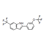 2-[3-(Trifluoromethoxy)phenyl]-6-(trifluoromethyl)-1H-indole